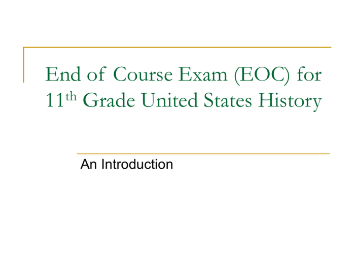 Eoc us history study guide