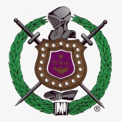 Psi omega phi fraternity patches chenille paraphernalia shield