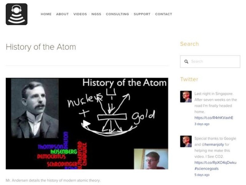 History of the atom project